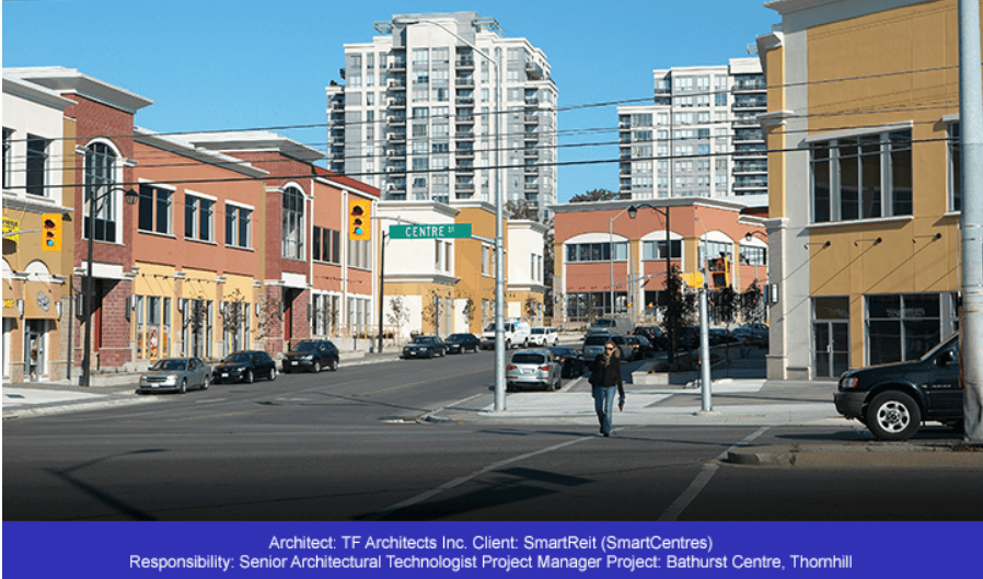 Commercial Building Facade Refacing - Smart Centres - Bathurst Centre Toronto Ontario