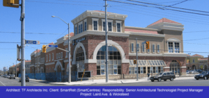 Commercial Bank Building Facade Refacing - Smart Centres - Toronto Ontario