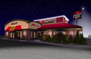 Pizza Hut Exterior Facade Architectural Redesign