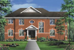 3D elevation of Surburban-Canadiana Design Style